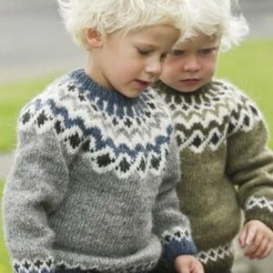 Alafoss Vintage Icelandic Wool Sweater